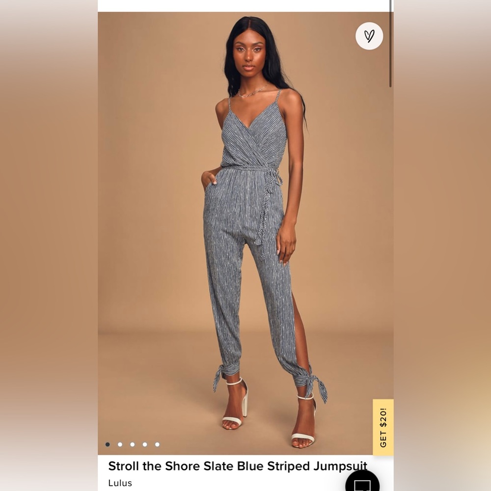 Stroll the shore jumpsuit large